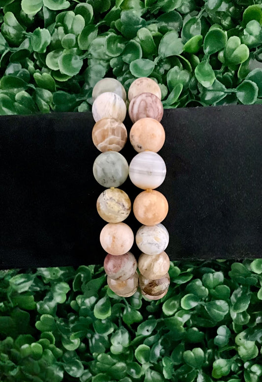 Bamboo Leaf Jasper Bracelet