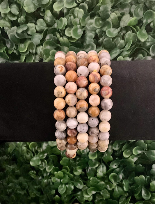 Crazy Lace Agate Bracelet