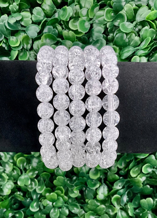 Crackle (Fire & Ice) Quartz Bracelet