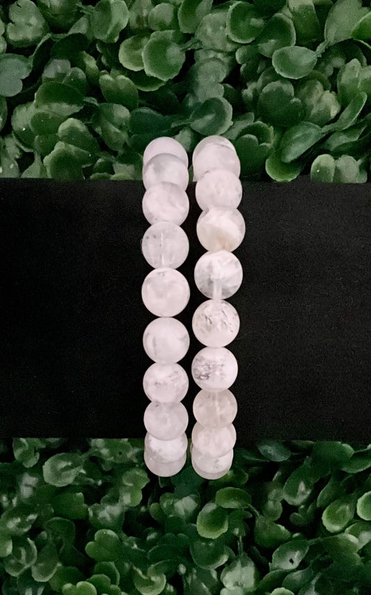 Snowflake Garden Quartz Bracelet