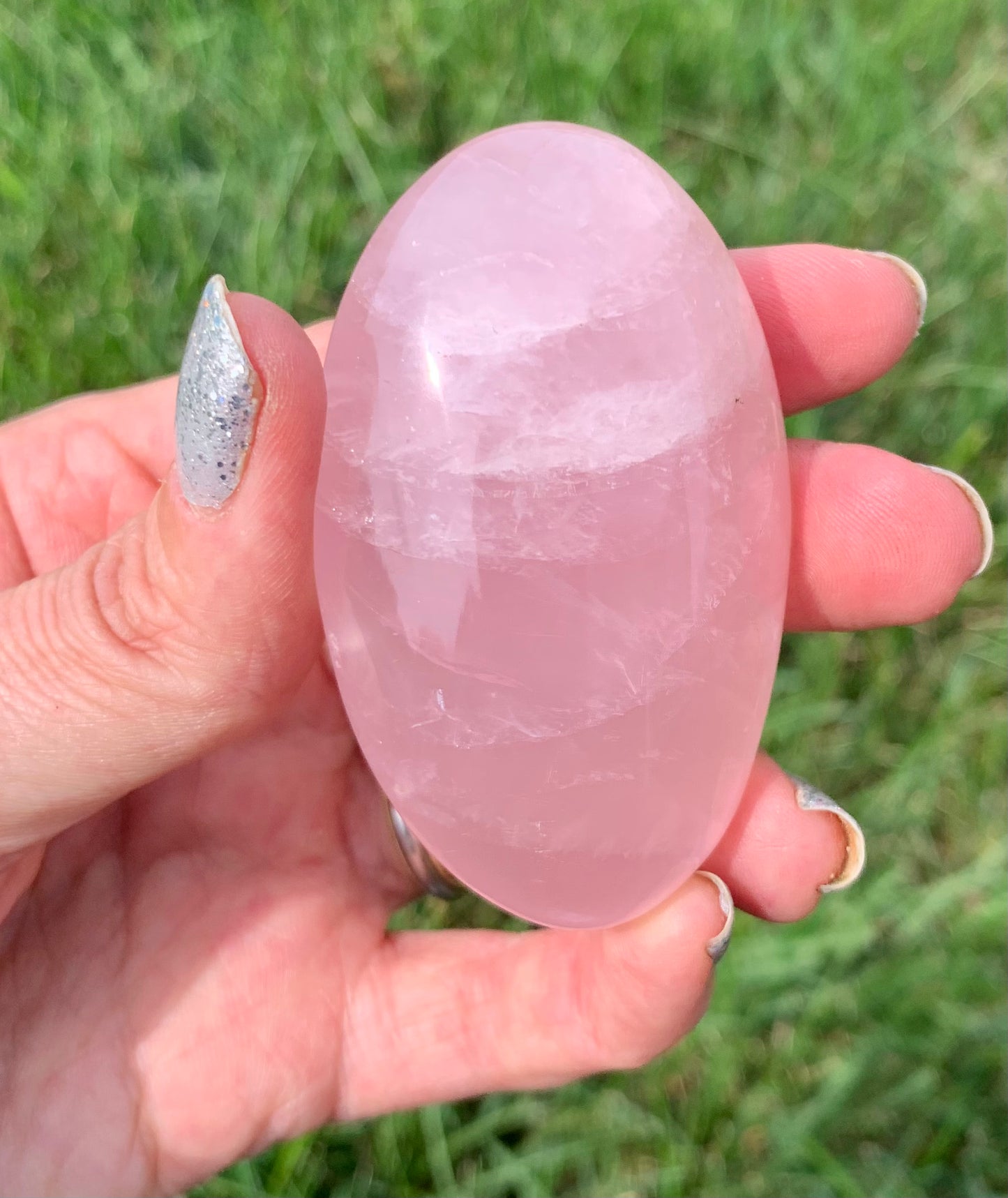 Rose Quartz Palmstone